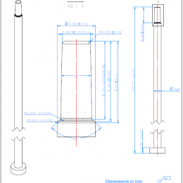 Ejector Pins with Conicity